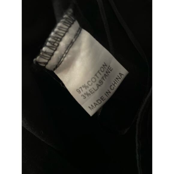 Carmar Black Cotton Twill Joggers size 10 - Picture 8 of 9